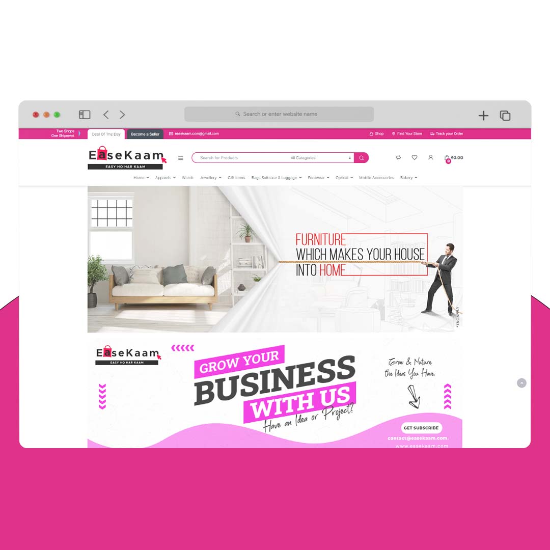 EaseKaam (Website) Multivendor