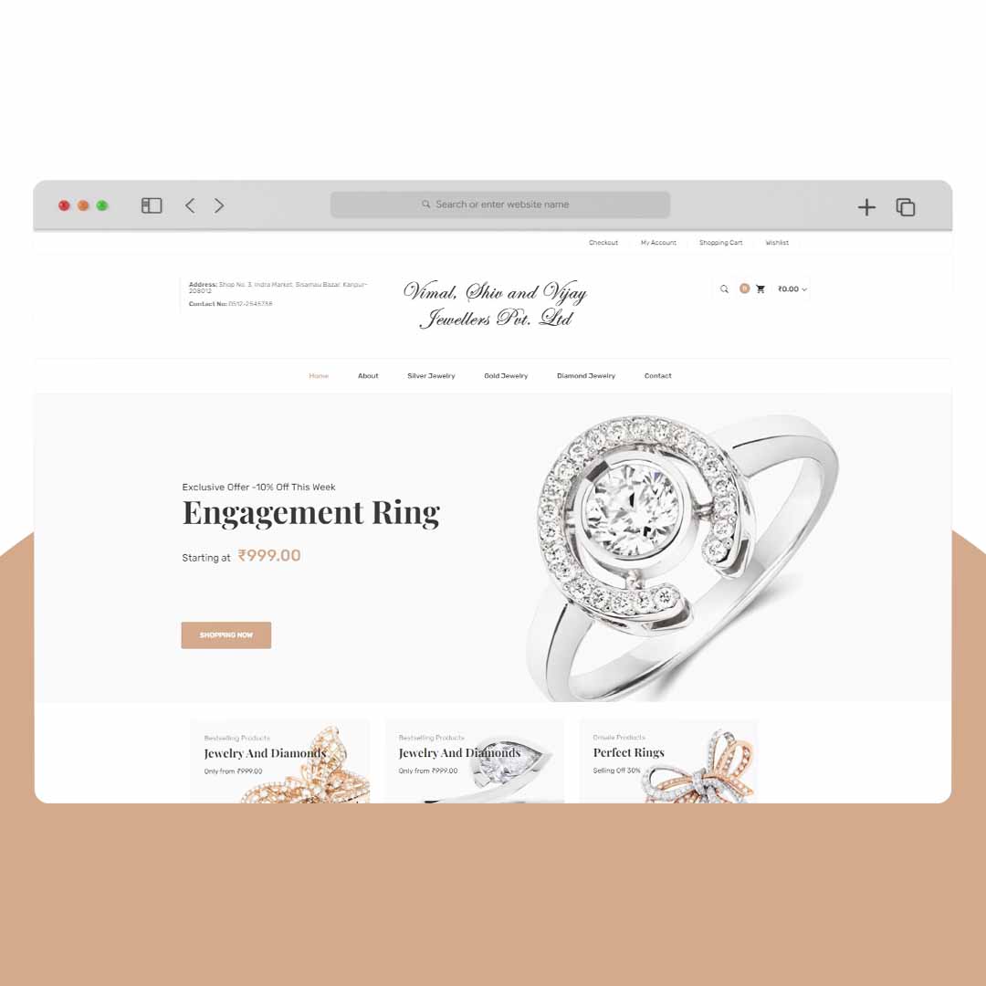 Vijay Jewellers (Website) Jewellers