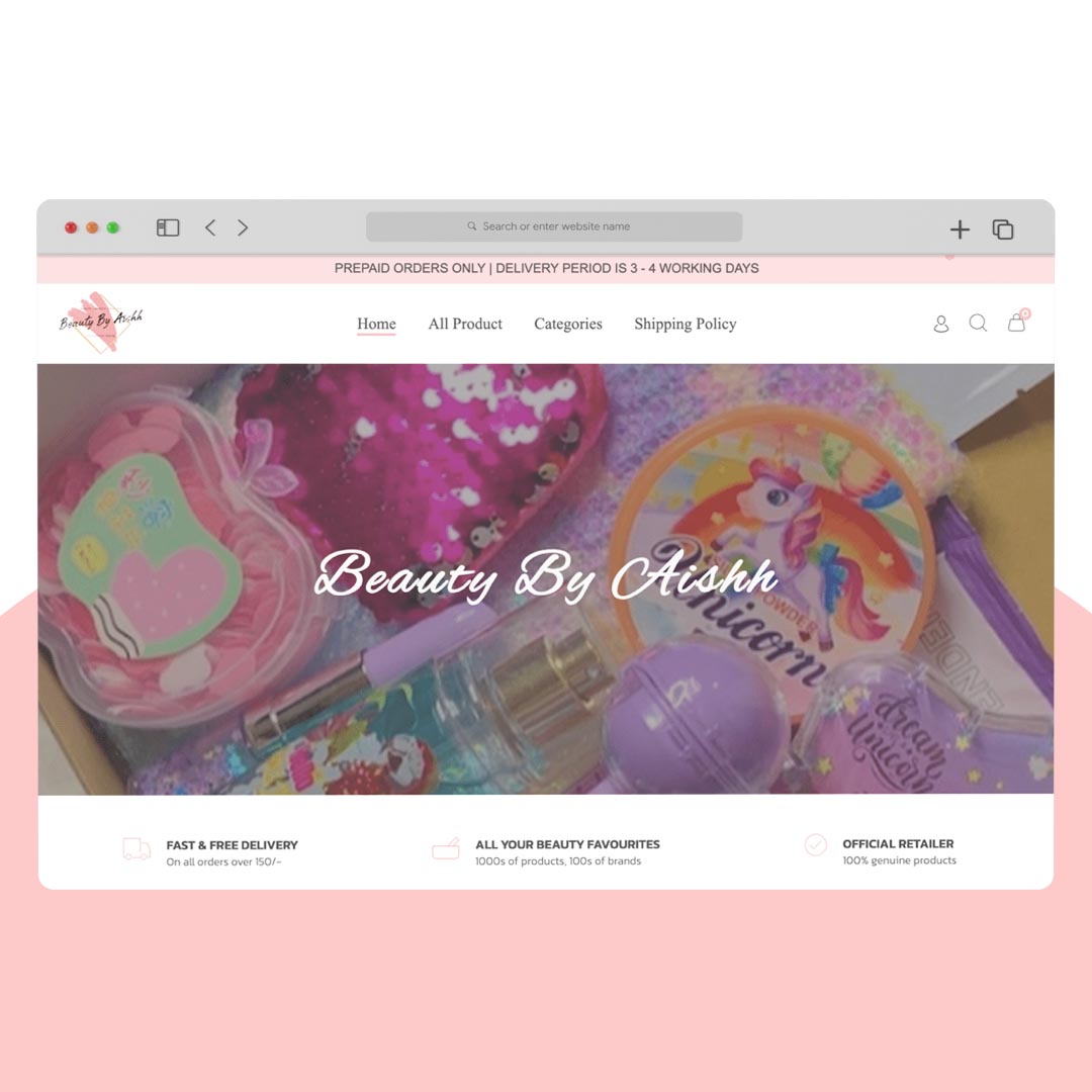 Beauty By Aishh (Website) Beauty Products