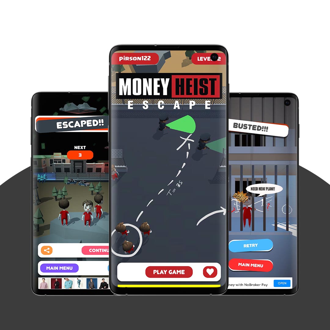 Enjoy Money Heist Escape Plan Strategy Game