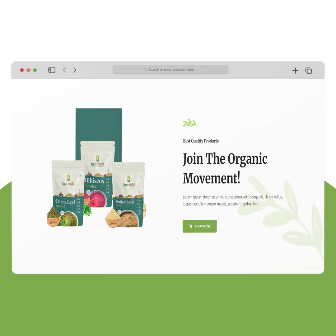 Farm Nidhi (Website) Organic Powder