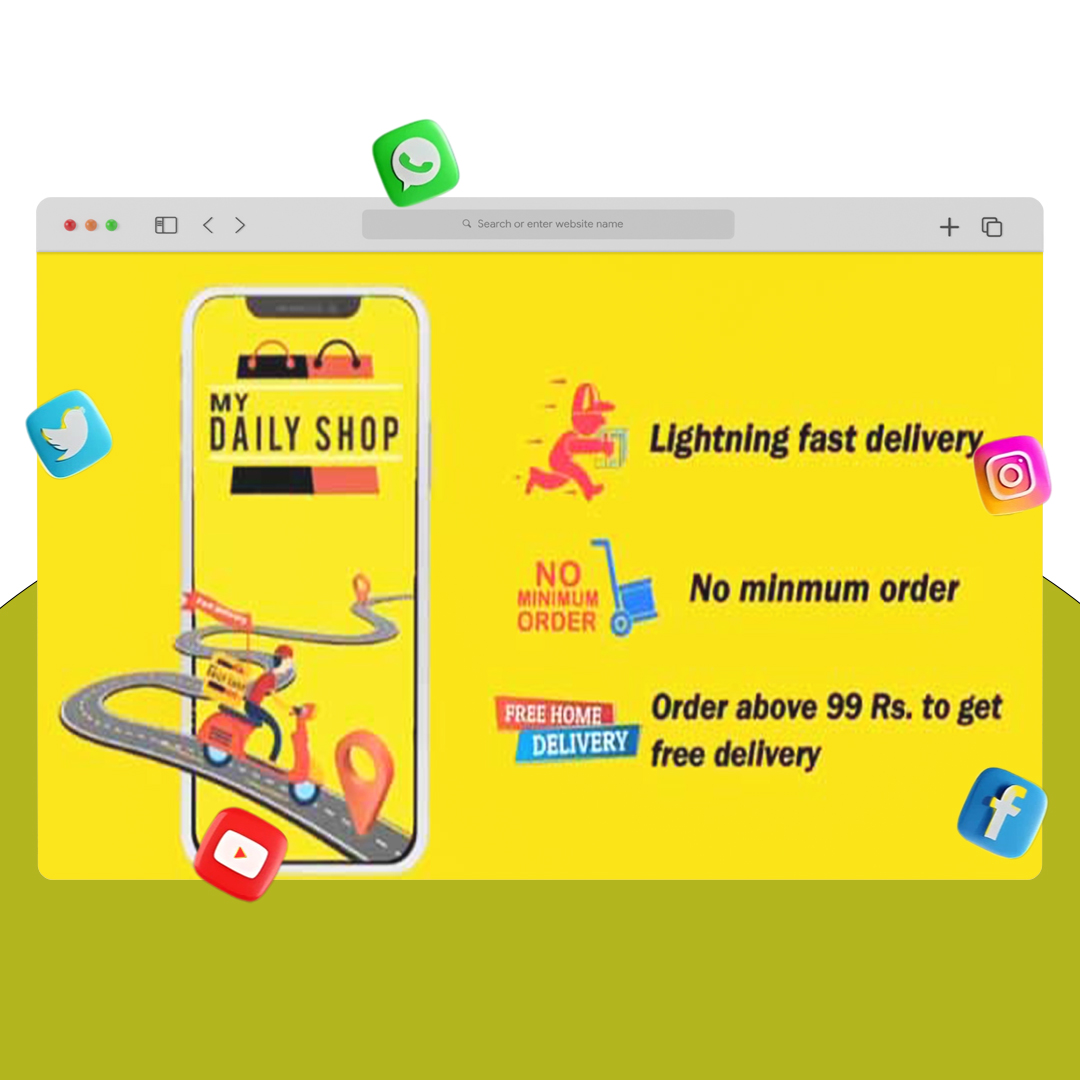 My Daily Shop (Digital Marketing) Online Delivery App