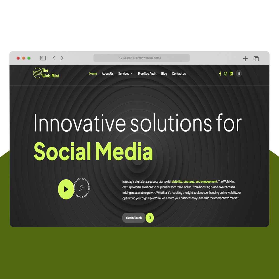 The Web Mint (Website) Website Developer Company